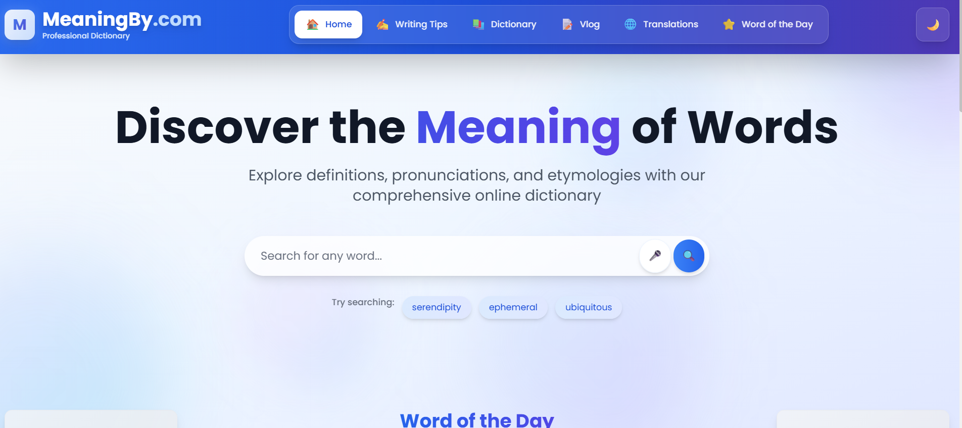 MeaningBy.com preview